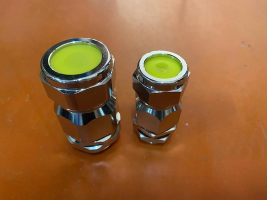 ATEX/IECEx غدة الكابلات لقطر الكابل 10-14mm IP68 النحاس سلك واحد الدروع