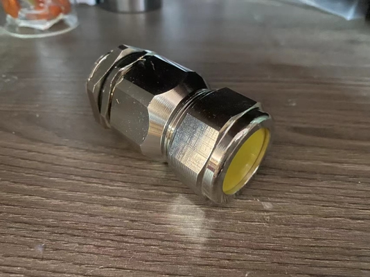 معدل IP68 Ex Proof Single Wire Armor Cable Gland CE ISO ROHS تمت الموافقة عليها للمنشآت المقاومة للنار
