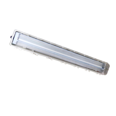 100lm/w كفاءة ضوئية مضادة للانفجار مصباح مضيء 2*18w/2*36w للبيئات الخطرة