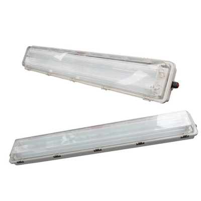 100lm/w مصباح الكفاءة الضوئية الضوء الفلوريسنتي ضد الانفجار Ex Mark Ex Tb IIIC T80°C Db