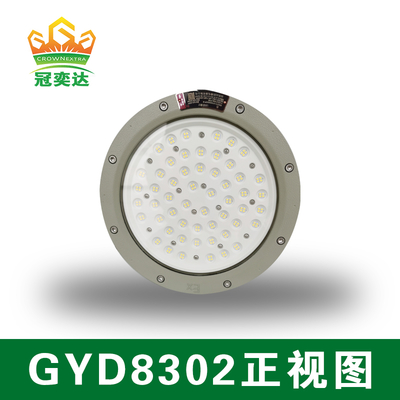مصباح LED عالي الإضاءة مضاد للانفجار للمناطق الخطرة (100 واط - 200 واط، IP66) - سبائك الألومنيوم، تثبيت على السقف/الحائط، 120 لومن/واط
