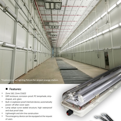 IP66 Explosion Proof Fluorescent Lighting with ATEX/IECEx | Ceiling, Wall & Pendant Mount for Hazardous Sites