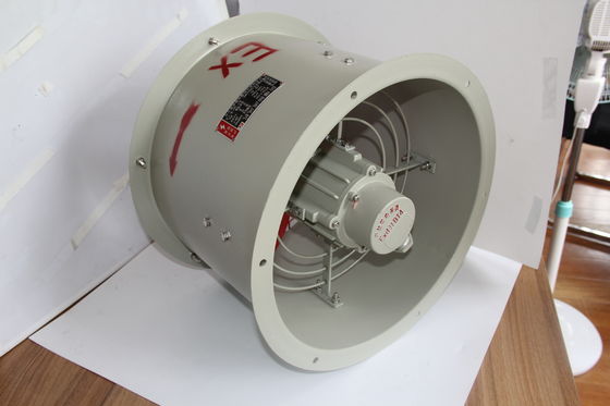 مروحة محوريّة معتمدة من ATEX مضادة للانفجار مروحة صناعيّة توفّر الطاقة للمناطق النفطيّة والغازيّة والكيميائيّة