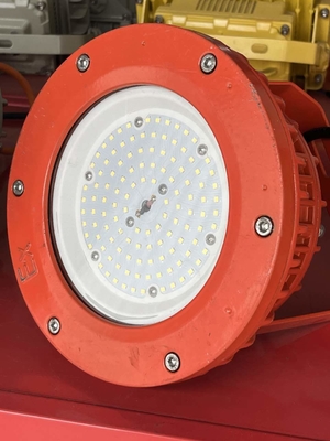 ضوء LED عالي الإضاءة مضاد للانفجار ATEX بقوة 150 واط - زاوية شعاع 120 درجة سطوع عالي للمناطق الخطرة بالغاز