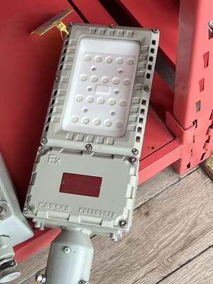 مصباح شارع كاشف مضاد للانفجار ATEX 50 واط 250 واط IP66 خارجي للبحرية والمنشآت البحرية