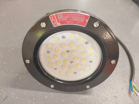 مصباح LED عالي الإضاءة مضاد للانفجار 100-240 واط معتمد من ATEX IECEx IP66