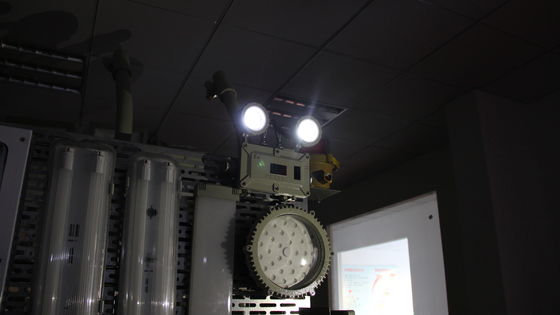 High-strength aluminum alloy material 2*3w IP66 WF2 Outdoor LED Explosion Proof Charging Emergency Light for Chemical plants and warehouses