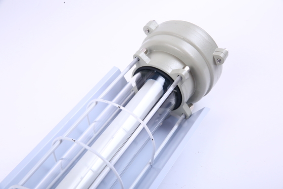 ضوء LED خطي مقاوم للانفجار بطول 0.6 متر/1.2 متر ATEX/IECEx/CNEX، درجة صناعية IP66 للإضاءة في المناطق الخطرة، مصانع النفط والغاز والمواد الكيميائية، التعدين، المرافق البحرية، تصميم موفر للطاقة يقلل من