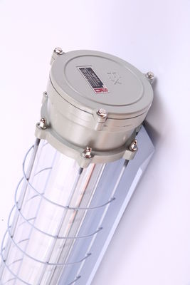 2x16W T6 مصباح LED كفاءة عالية IP66 ATEX سبيكة الألومنيوم + الزجاج المقاوم للإنفجار مصباح LED مصباح خطي لامع