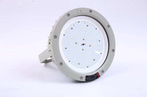 مضادات الانفجار المسطحة LED ضوء الخليج العالي 5000k ATEX مضاد للماء 120W Ip66
