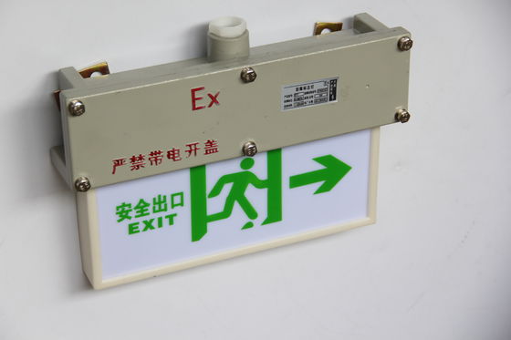 Corrosion Resistant Flameproof Emergency Light IP Degree IP65 Back-up Battery 120 min for Hazardous Environments