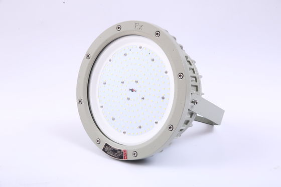 ATEX IECEx IP66 LED ضوء مضاد للانفجار 100W 150W مخزن ضوء عالية الخليج AC 100-277V الصب الصب الألومنيوم 5 سنوات ضمان