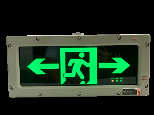 ضوء علامة خروج LED ATEX CENX سهل التركيب أنماط مخصصة مادة سبائك الألومنيوم ضوء الطوارئ