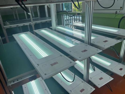 0.6M 1.2M 100LM / W مصباح صناعي محفز على الانفجار 36w مصباح صناعي آمن T6 LED الصلب مضاد للانفجار