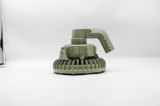 ATEX IECEx مصباح LED صناعي عالي الإضاءة بقوة 100 واط 150 واط 200 واط مضاد للانفجار مع هيكل من الألومنيوم درجة حرارة اللون 5700 كلفن تصنيف IP66