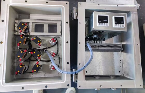 لوحات توزيع IIB T4 ATEX المقاومة للهب، لوحة تحكم مقاومة للانفجار، سبائك الألومنيوم، للاستخدام في النفط والغاز