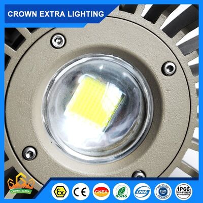 100-277 فولت AC مضاد للانفجار مصابيح LED عالية عرض 135lmw تدفق ضوئي يتراوح بين 6500 إلى 26000 لومن للمواقع الخطرة