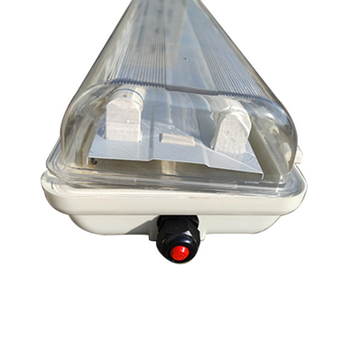 مصباح خطي مضاد للانفجار 100lm/w خطير IP66 صناعي مع 2 أنابيب