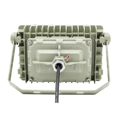 ضوء الفيضانات المضخم AC100-277V الجهد 50w ومستوى الحماية IP66 ضد الانفجار لمناطق الغاز النفطي والمناطق الصناعية