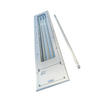 IP66 18w 36w 54w 72w مضاد للانفجارات مصباح LED خطي السقف أو مضمن لإضاءة الأماكن الخطرة