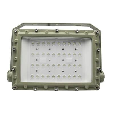 ضوء الفيضانات المضخم AC100-277V الجهد 50w ومستوى الحماية IP66 ضد الانفجار لمناطق الغاز النفطي والمناطق الصناعية