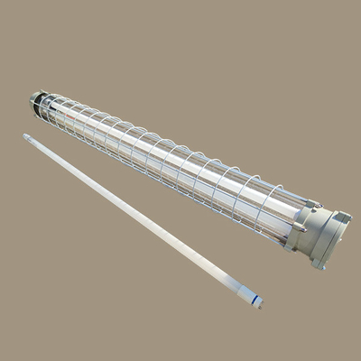 ضوء أنبوب LED T8 مضاد للانفجار 4ft 2ft 0.6m ATEX مضاد للماء الطاقة الإضاءة الفلوريسنتية G 3/4 ′′ دخول الكابل
