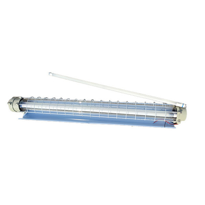 EX 2 * 20w أنبوب مزدوج LED ضوء فلورسنت 100Lm / W 12 بوصة 18 بوصة ضوء LED خطي مضاد للانفجار