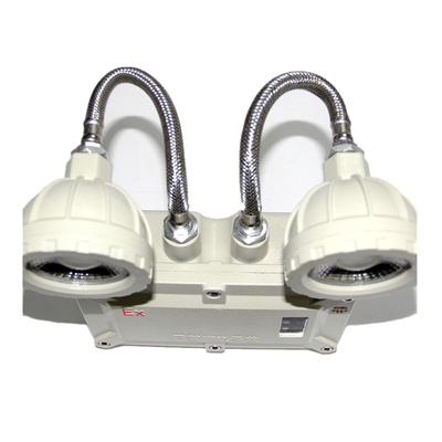 2 * 5w ضوء الطوارئ المزدوج على الجدار 220VAC 50Hz مع شهادة ATEX للمنطقة الخطرة