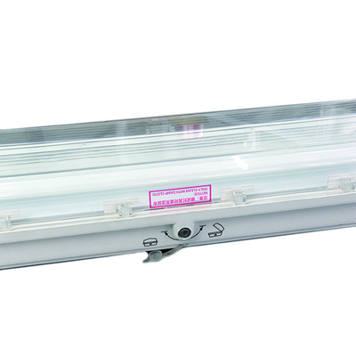 IP66 2 * 18W ضوء خطي مدعوم ضد الانفجار مع 100lm / w للمنطقة 1 ، 2 والمنطقة 21 ، 22