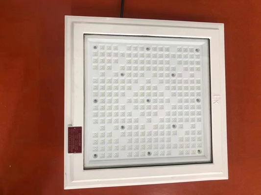 ATEX 18 * 18 بوصة مربع شكل ضوء مضاد للانفجار 100w 130lm / w محطة وقود ضوء مع خمس سنوات الضمان