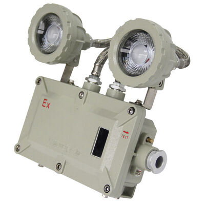 سعر المصنع جودة عالية IP66 أضواء مزدوجة مقاومة للانفجار ضوء طوارئ 2x3W 2*5W ضوء LED للطوارئ