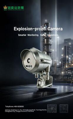 كاميرا CCTV مقاومة للانفجار لمنطقة صناعة النفط والغاز والصناعات الكيماوية 1/21