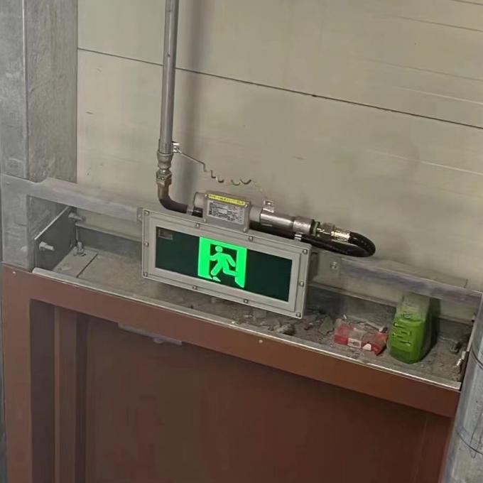 Explosion-Proof, Ultra-Bright LED Exit Sign with Buzzer – Ceiling/Wall/Base Mount – BYY Series – Hazardous Area Lighting – 3W – Die-Cast Aluminum with Epoxy Coating